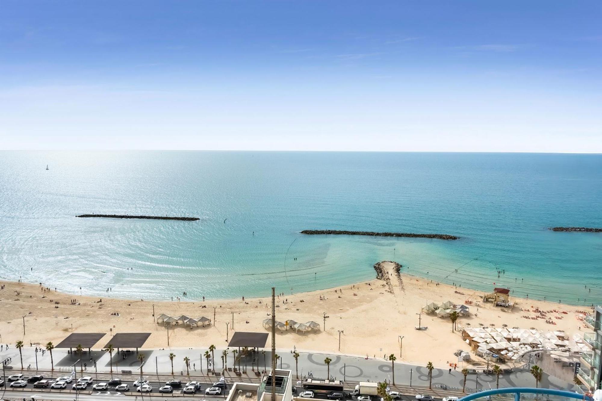 Superb Beachfront Apartments With Shelter By Sea N' Rent Tel Aviv Exterior photo